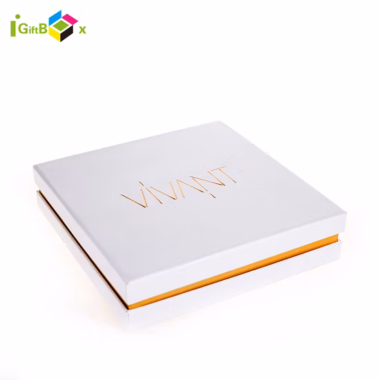 Stampa logo personalizzato di lusso Cartoncino bianco premium Imballaggio di carta Snack Biscotti Biscotti Pane Caramelle Alimenti dolci Tartufo Imballaggio di cioccolato Confezione regalo di cioccolatini